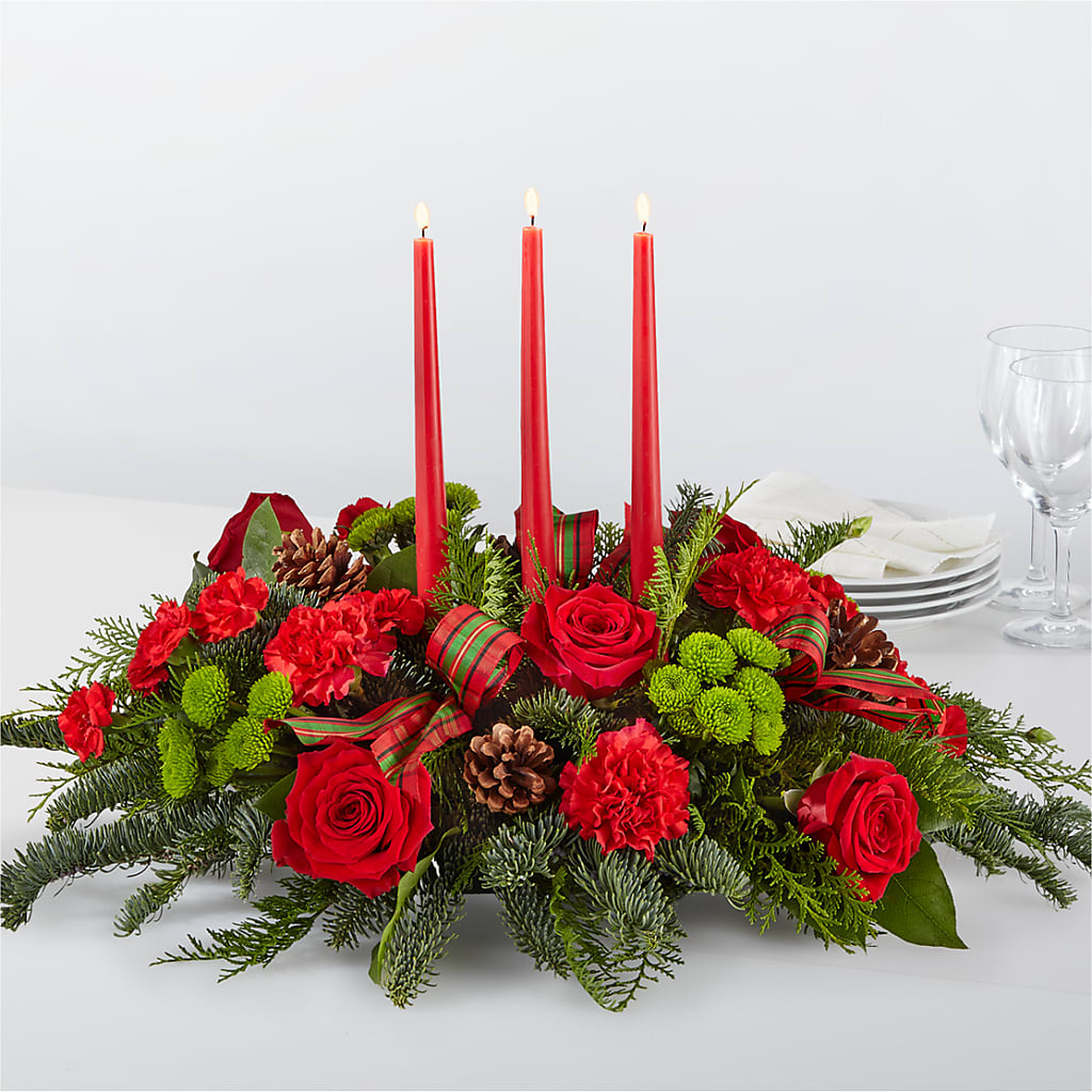 By the Candlelight Centerpiece – J C Snyder Florist By Transcend, Harrisburg PA