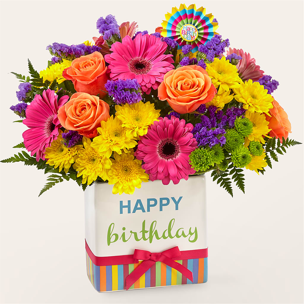 Birthday Brights Bouquet – J C Snyder Florist By Transcend, Harrisburg PA