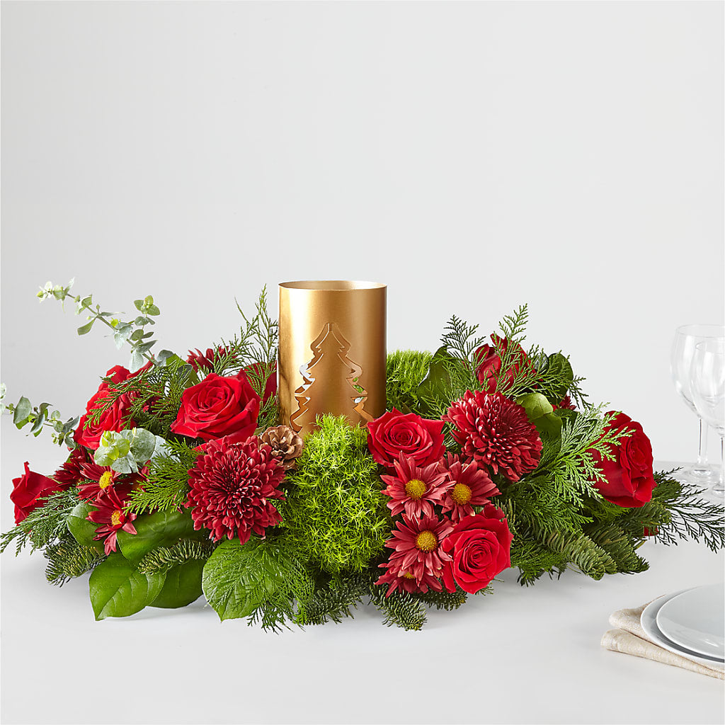Toast the Season Centerpiece – J C Snyder Florist By Transcend, Harrisburg PA