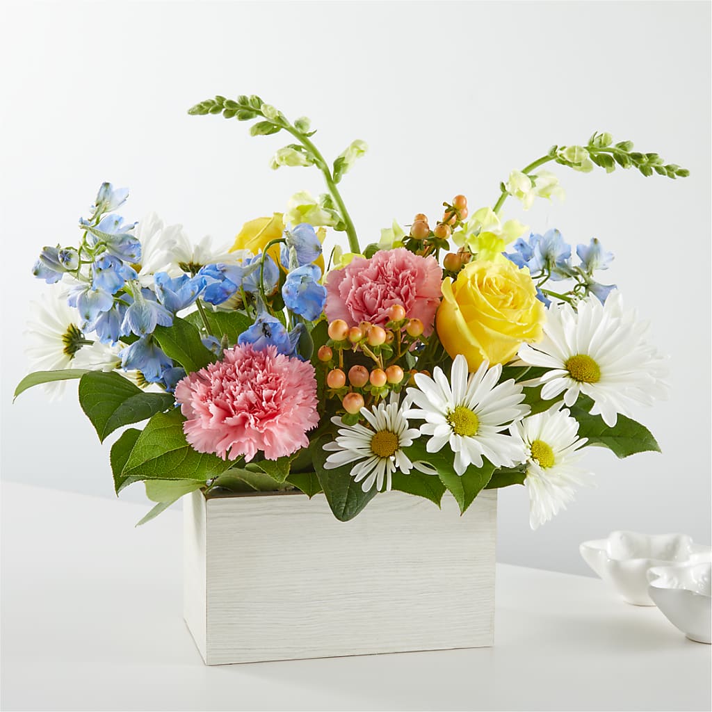 Sun Salutation Box Bouquet – J C Snyder Florist By Transcend, Harrisburg PA