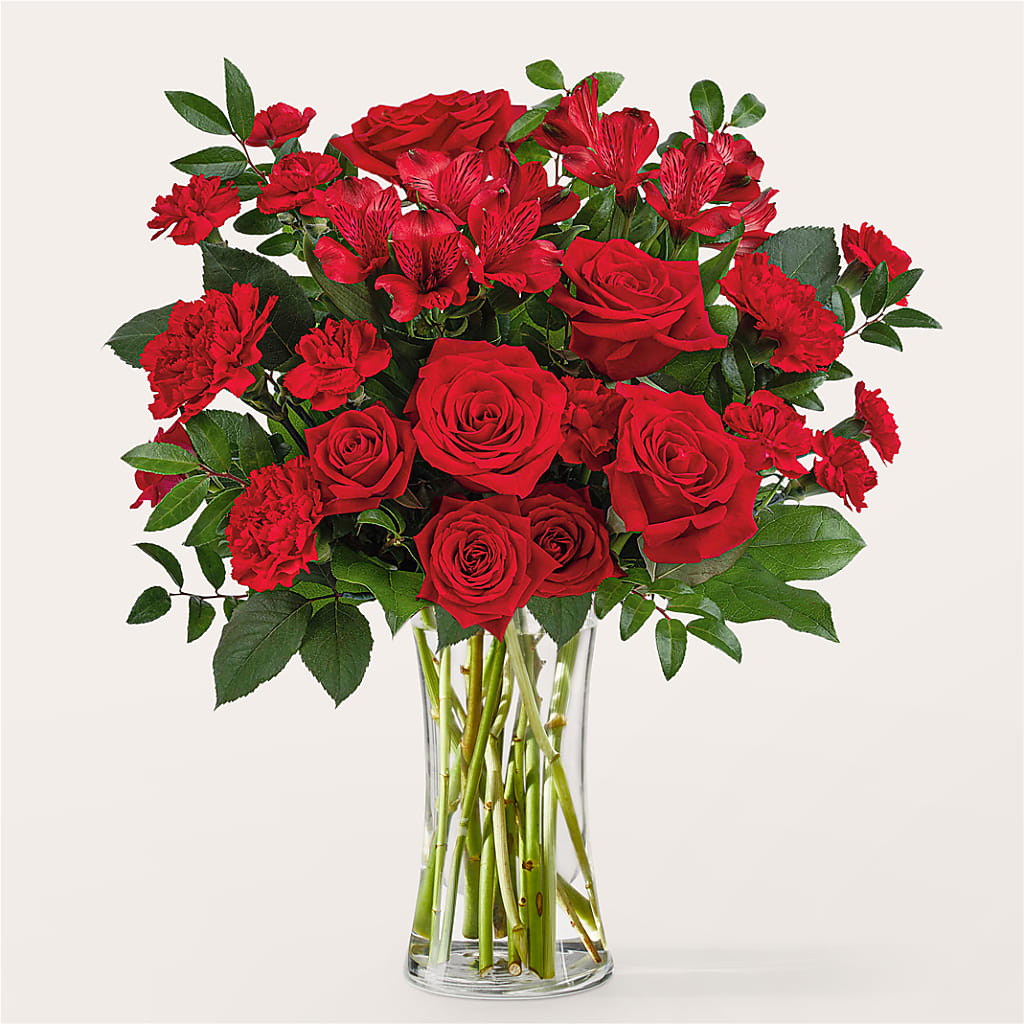 Brilliant Ruby Bouquet – J C Snyder Florist By Transcend, Harrisburg PA