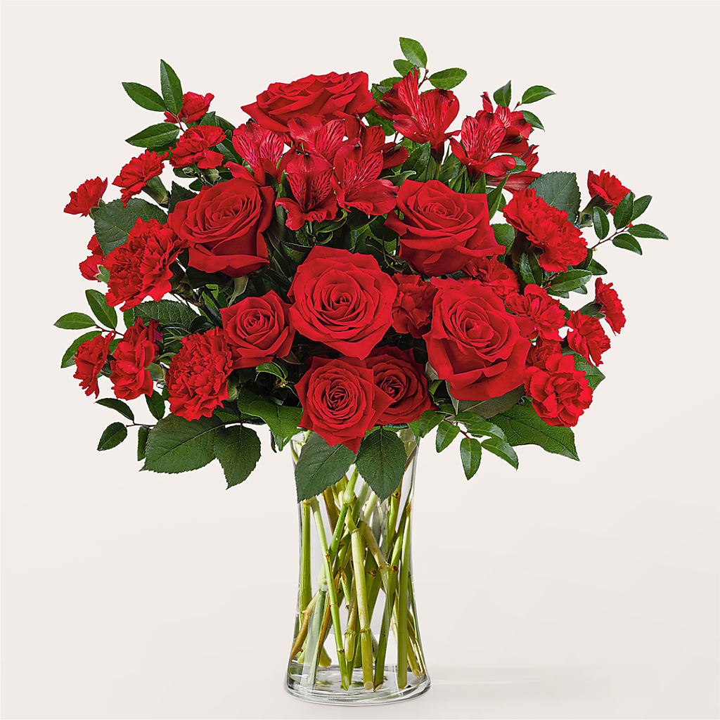 Brilliant Ruby Bouquet – J C Snyder Florist By Transcend, Harrisburg PA