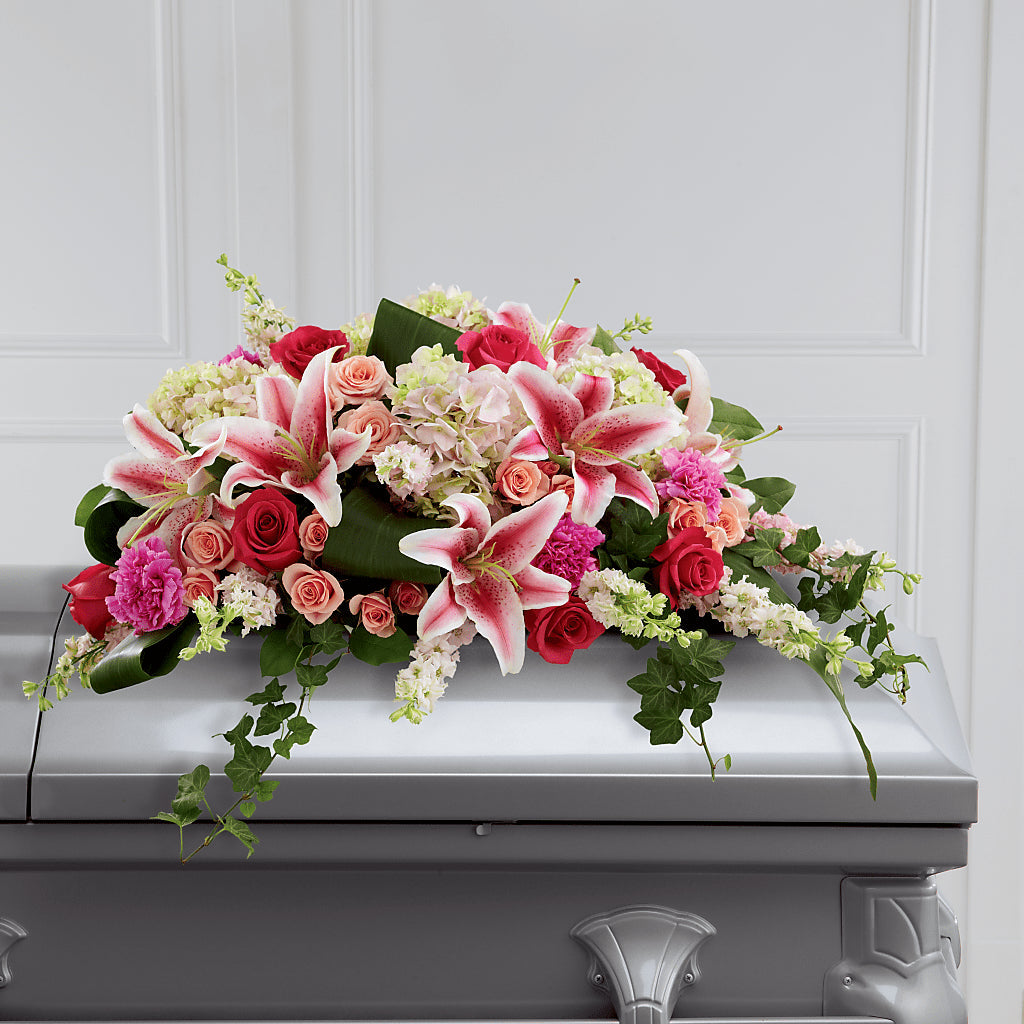 Splendid Grace Casket Spray – J C Snyder Florist By Transcend, Harrisburg PA