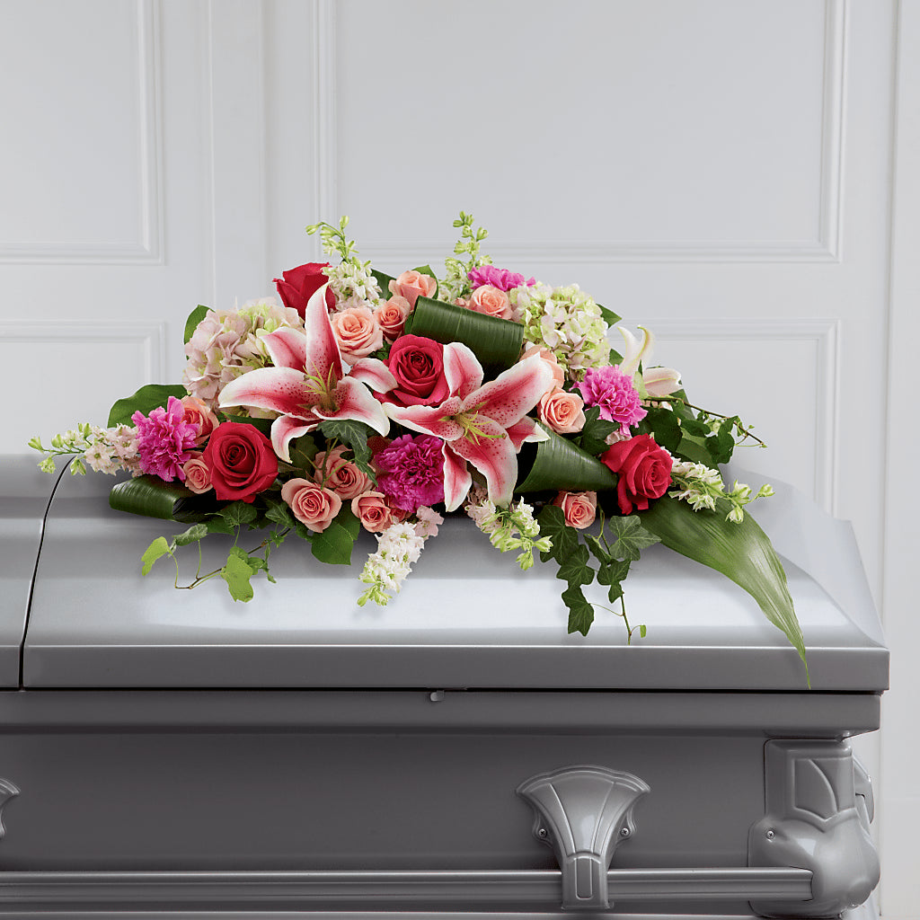 Splendid Grace Casket Spray – J C Snyder Florist By Transcend, Harrisburg PA
