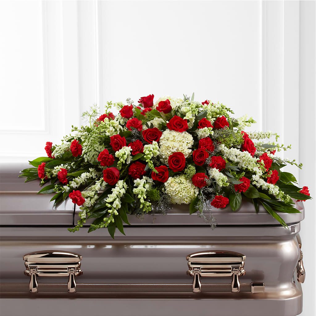 Sincerity Casket Spray – J C Snyder Florist By Transcend, Harrisburg PA