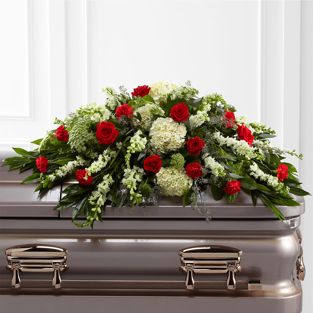 Sincerity Casket Spray – J C Snyder Florist By Transcend, Harrisburg PA