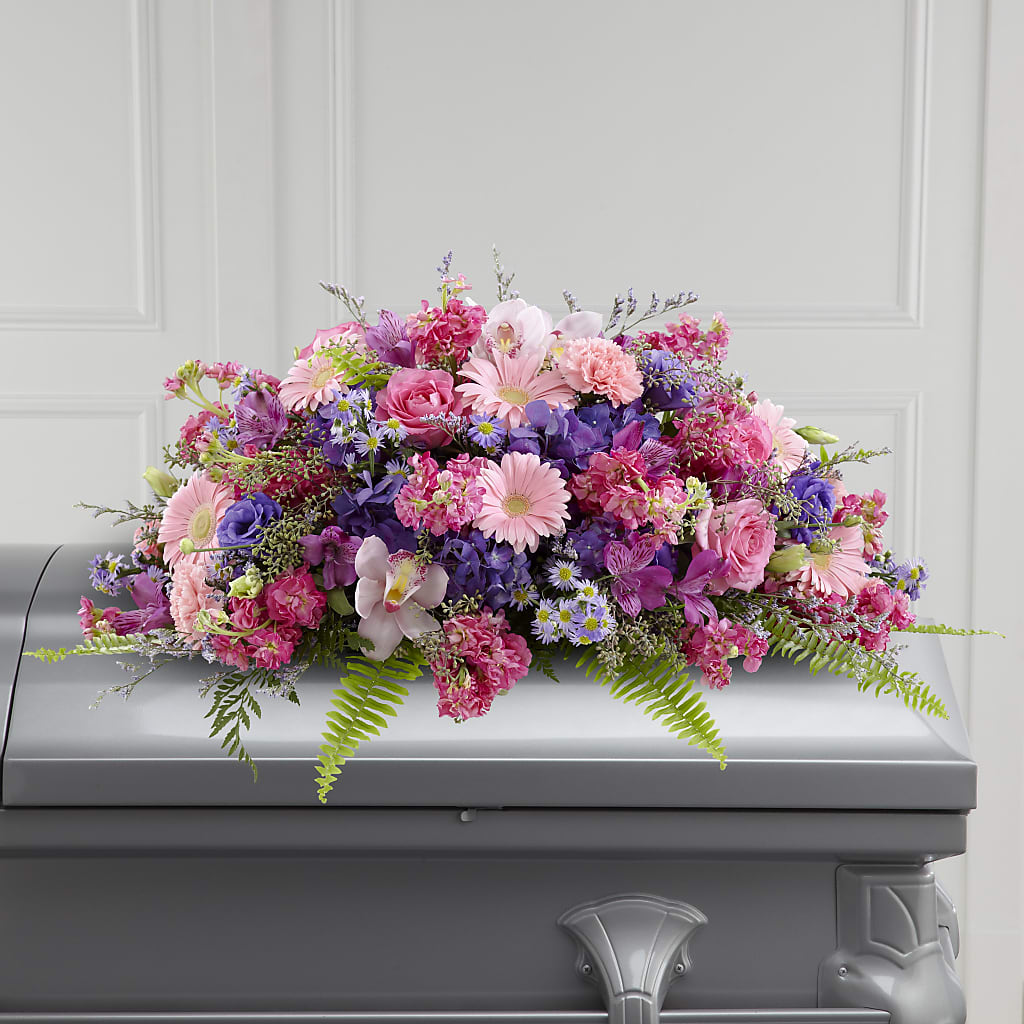 Glorious Garden Casket Spray – J C Snyder Florist By Transcend, Harrisburg PA