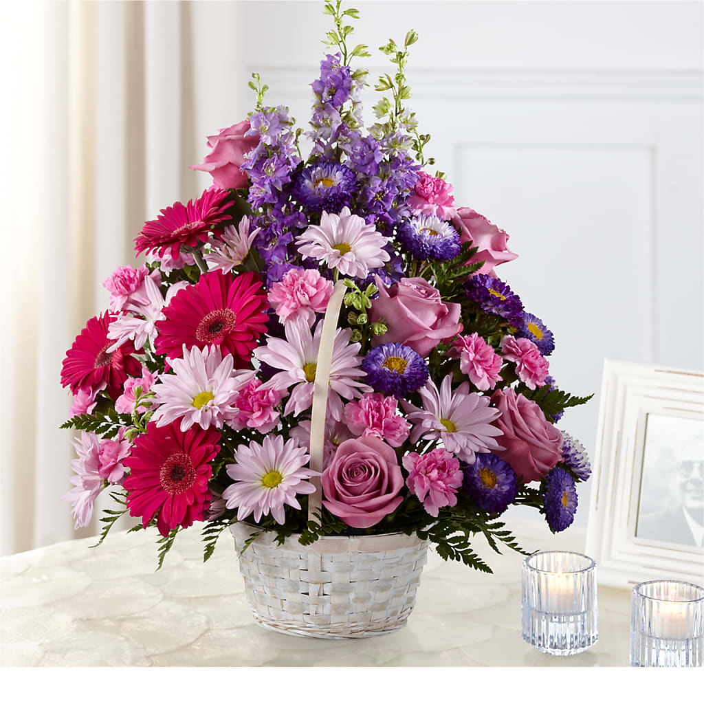 Pastel Peace Basket – J C Snyder Florist By Transcend, Harrisburg PA