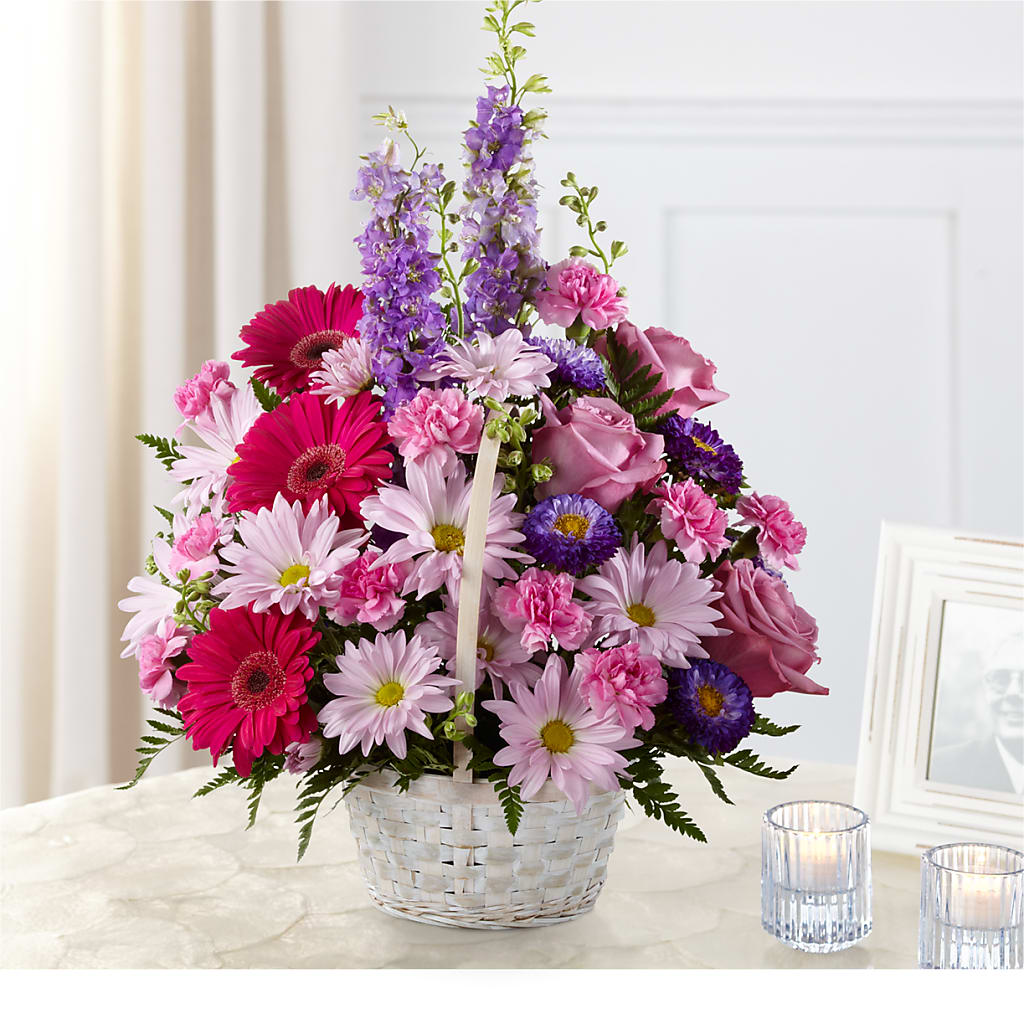 Pastel Peace Basket – J C Snyder Florist By Transcend, Harrisburg PA