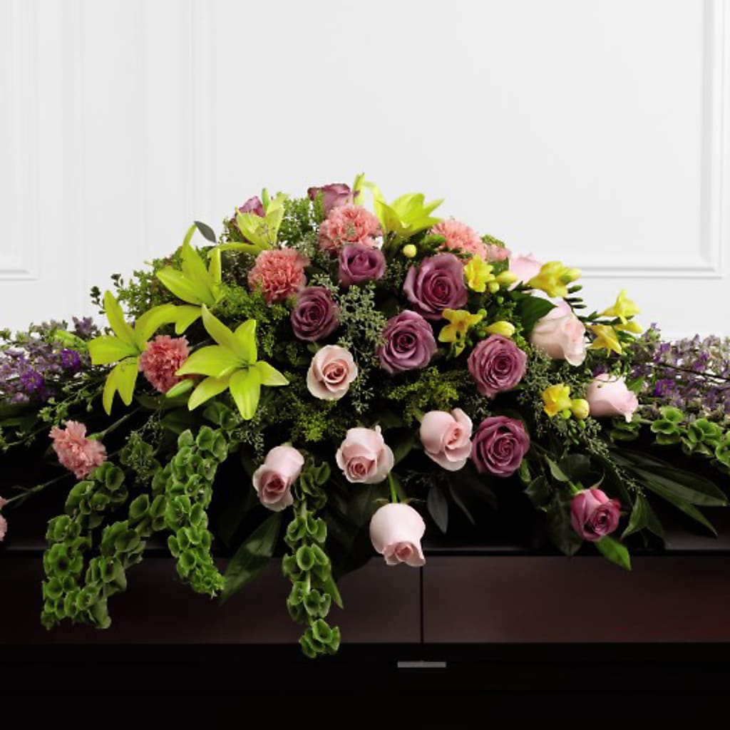 Forever Beloved Casket Spray – J C Snyder Florist By Transcend, Harrisburg PA