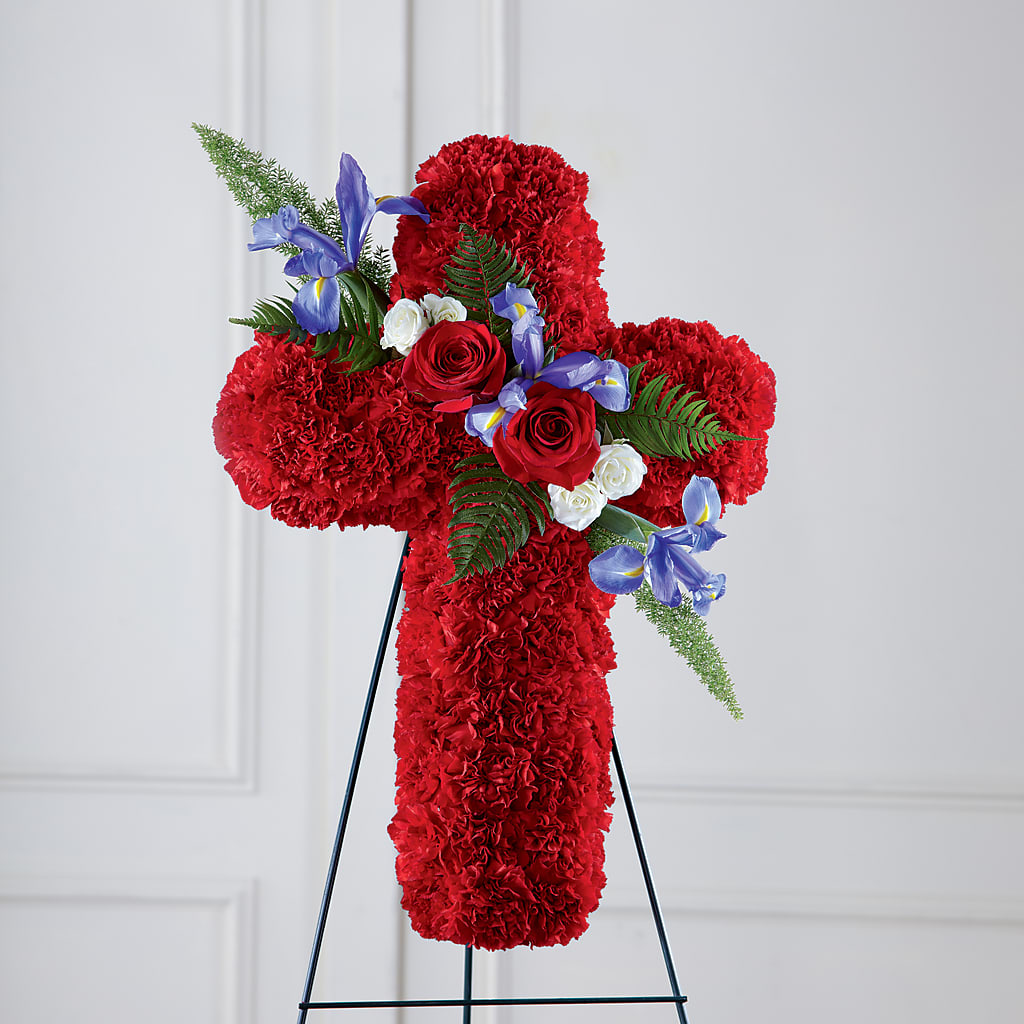 Faithful Hero Floral Cross – J C Snyder Florist By Transcend, Harrisburg PA