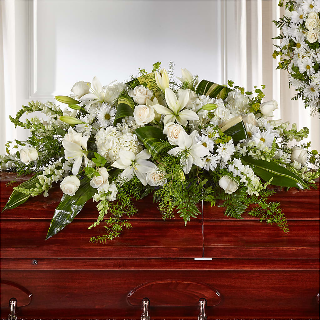 Abundance Casket Spray – J C Snyder Florist By Transcend, Harrisburg PA