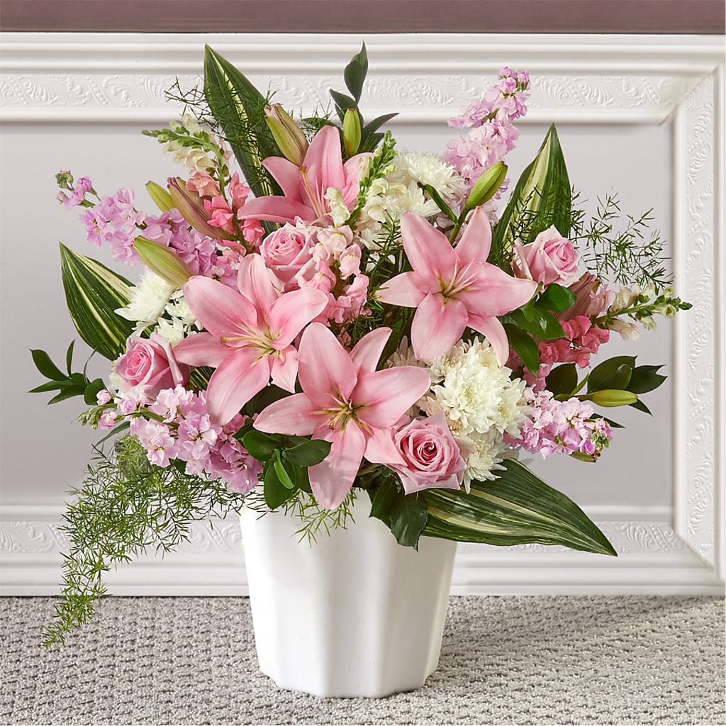 Simply Serene Floor Basket – J C Snyder Florist By Transcend, Harrisburg PA