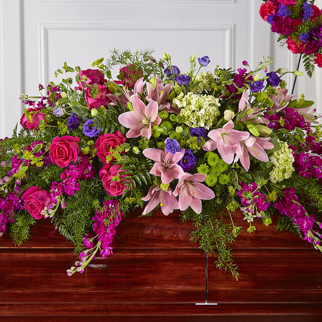 Radiant Tribute Casket Spray – J C Snyder Florist By Transcend, Harrisburg PA