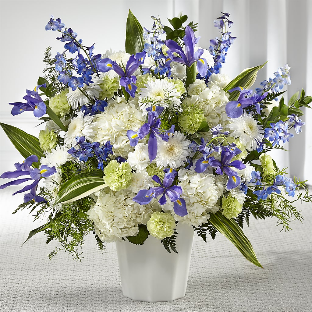 Soft Serenity Floor Basket – J C Snyder Florist By Transcend, Harrisburg PA