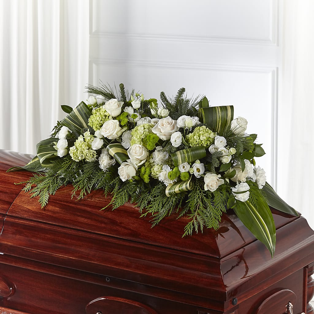 Hopeful Gesture Casket Spray – J C Snyder Florist By Transcend, Harrisburg PA