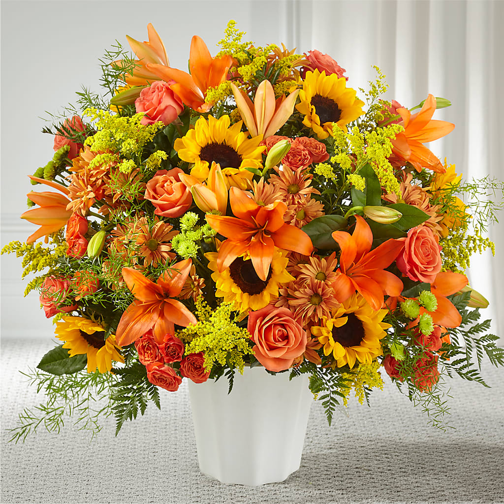 Harvest Thoughts Floor Basket – J C Snyder Florist By Transcend, Harrisburg PA