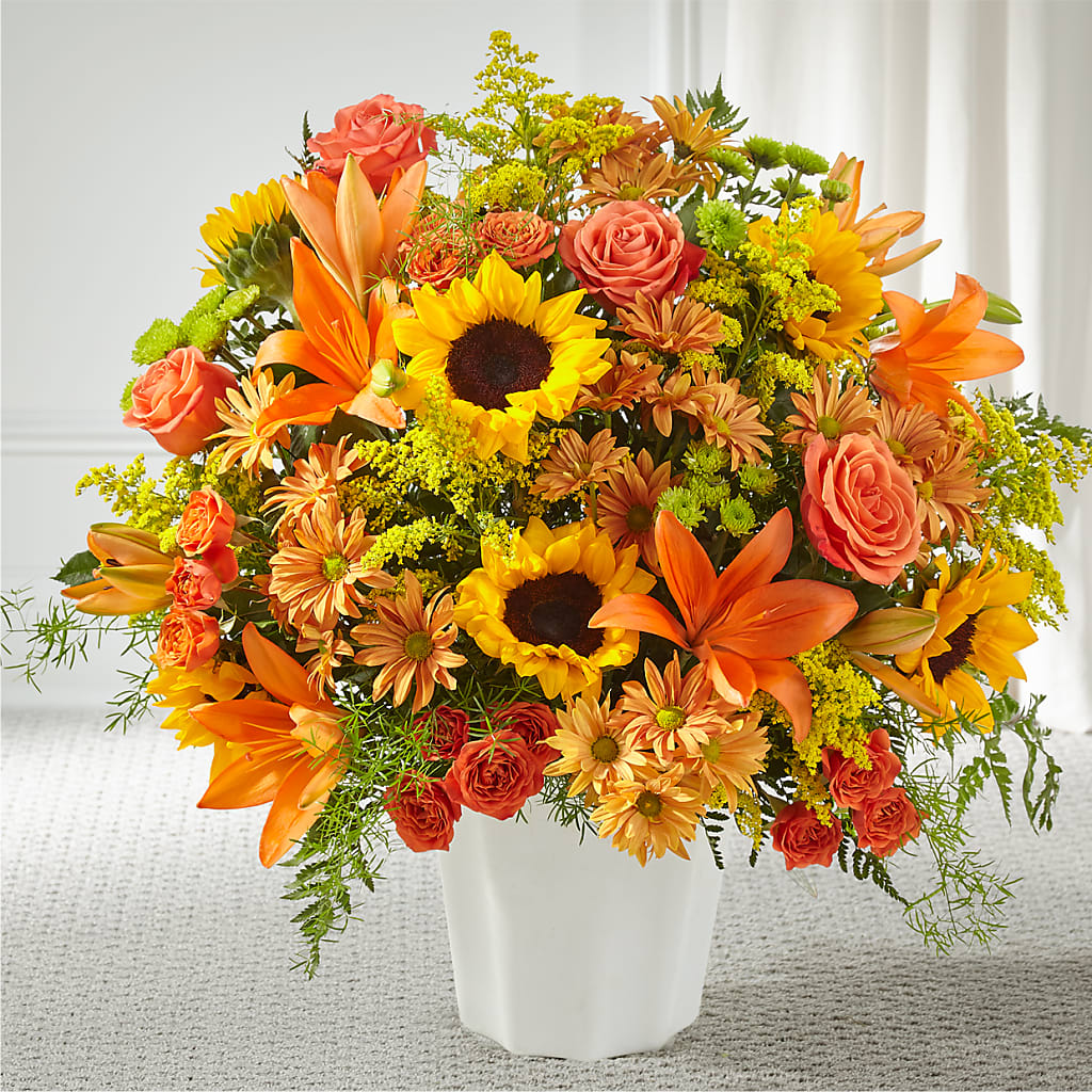 Harvest Thoughts Floor Basket – J C Snyder Florist By Transcend, Harrisburg PA