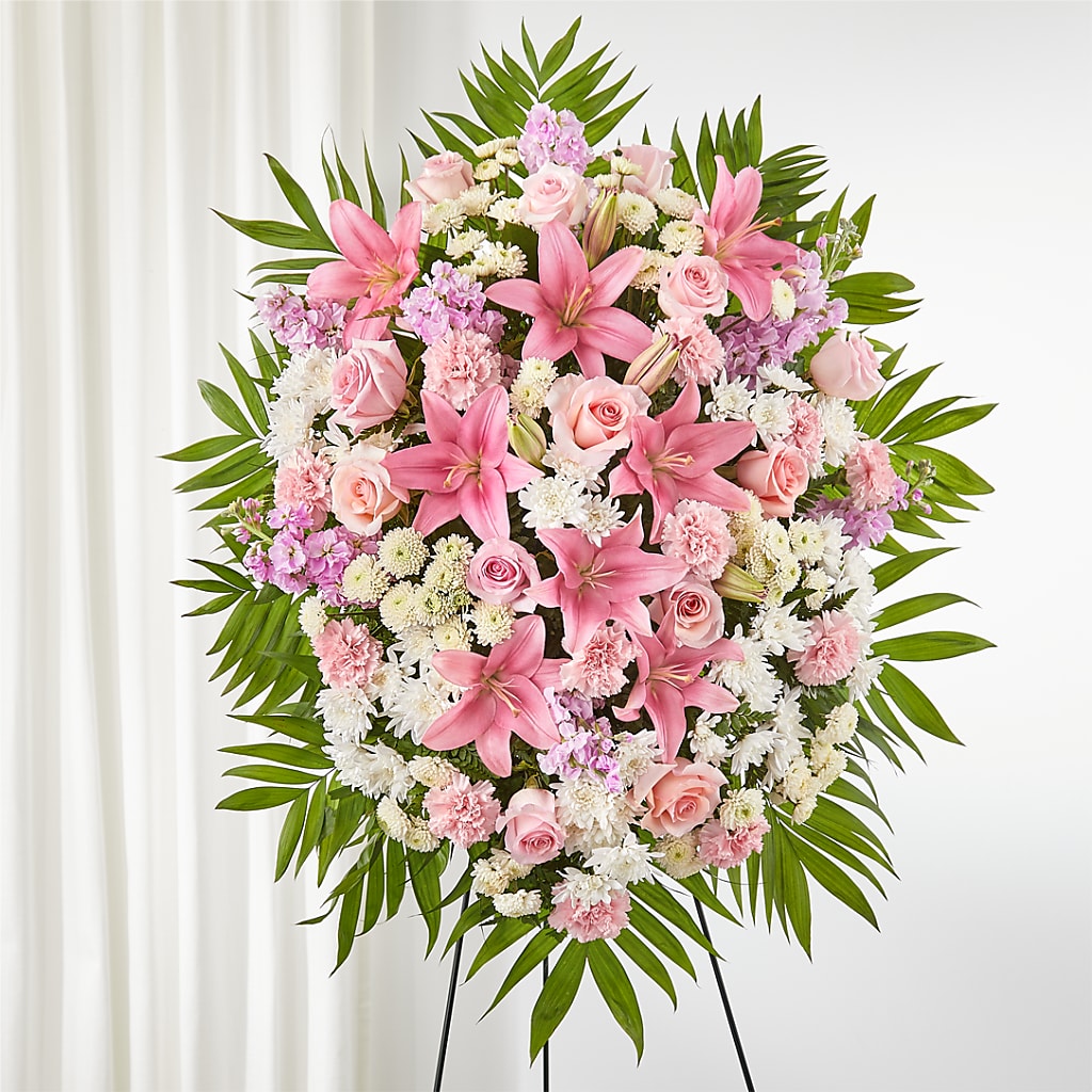 Offering Solace Standing Spray – J C Snyder Florist By Transcend, Harrisburg PA