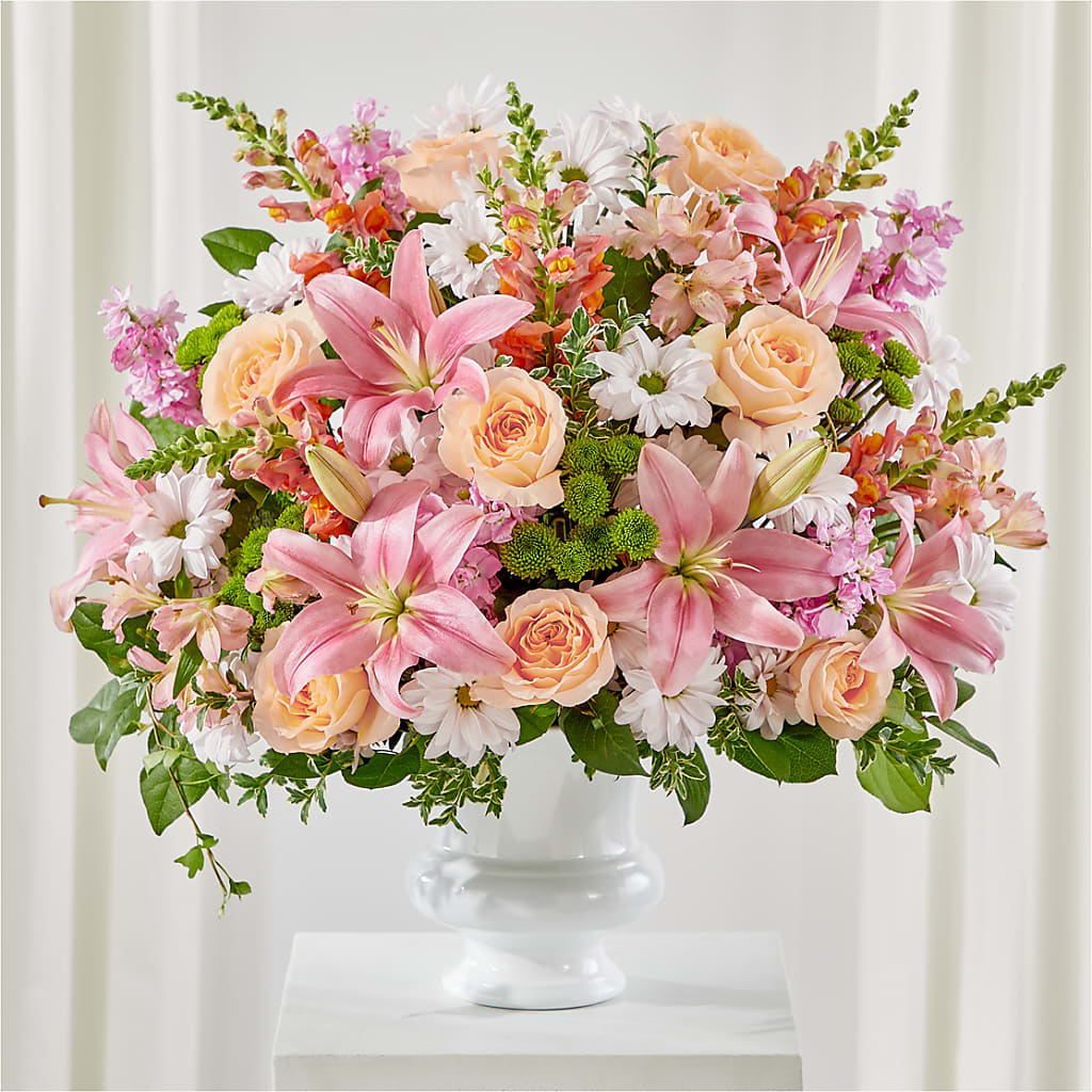 Heartfelt Gesture Urn Arrangement – J C Snyder Florist By Transcend, Harrisburg PA