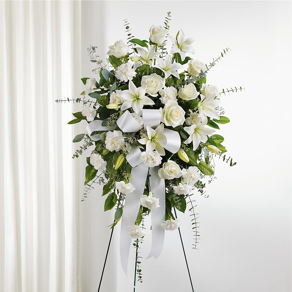 With Care Standing Spray – J C Snyder Florist By Transcend, Harrisburg PA