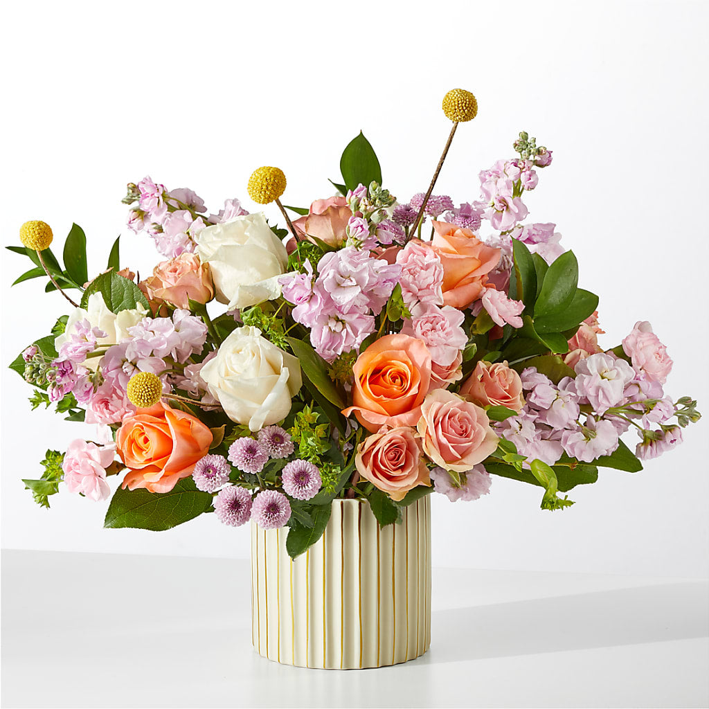 French Market Bouquet with Ivory Vase – J C Snyder Florist By Transcend, Harrisburg PA