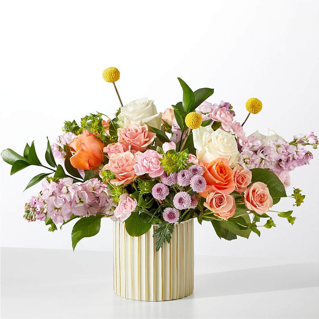 French Market Bouquet with Ivory Vase – J C Snyder Florist By Transcend, Harrisburg PA