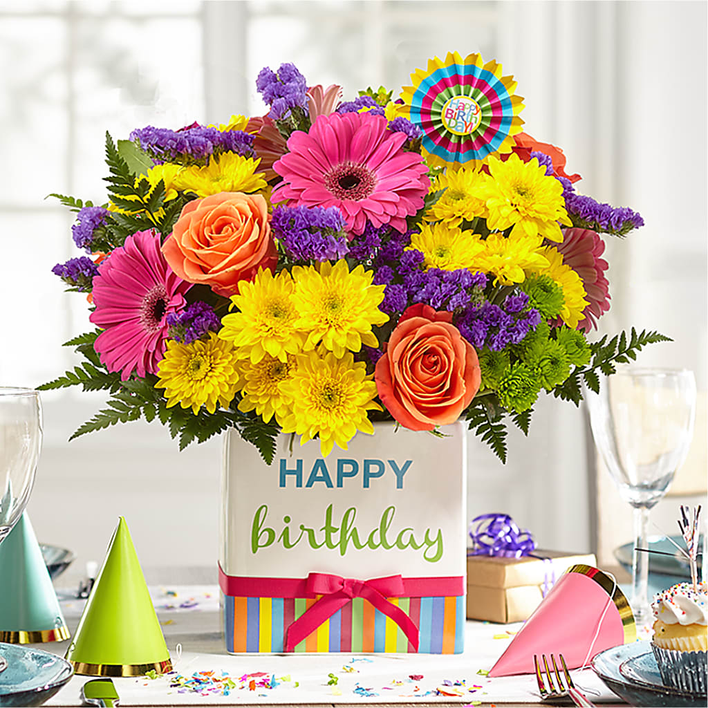 Birthday Brights Bouquet –  J C Snyder Florist By Transcend, Harrisburg PA