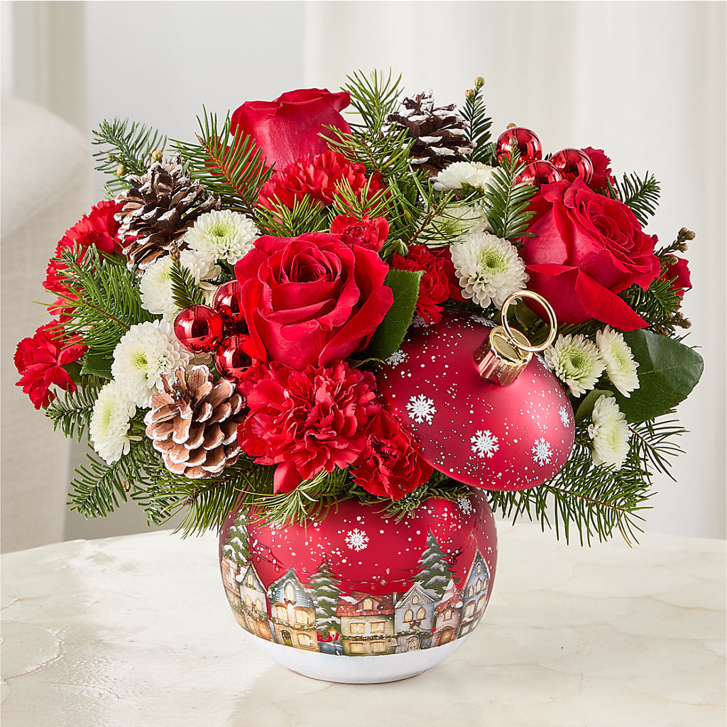 Christmas Carols Ornament –  J C Snyder Florist By Transcend, Harrisburg PA