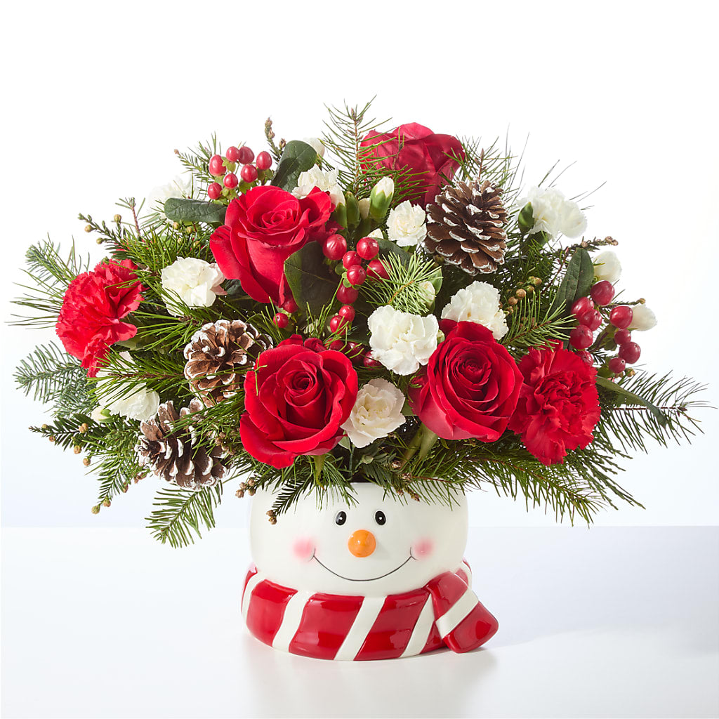Jolly Snowman Bouquet –  J C Snyder Florist By Transcend, Harrisburg PA
