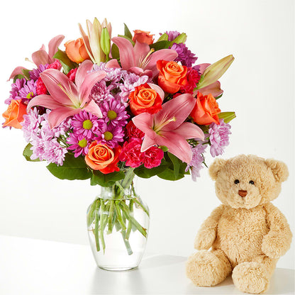 One and Only Bouquet and Bear Bundle –  J C Snyder Florist By Transcend, Harrisburg PA