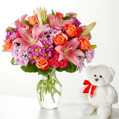One and Only Bouquet and Bear Bundle –  J C Snyder Florist By Transcend, Harrisburg PA