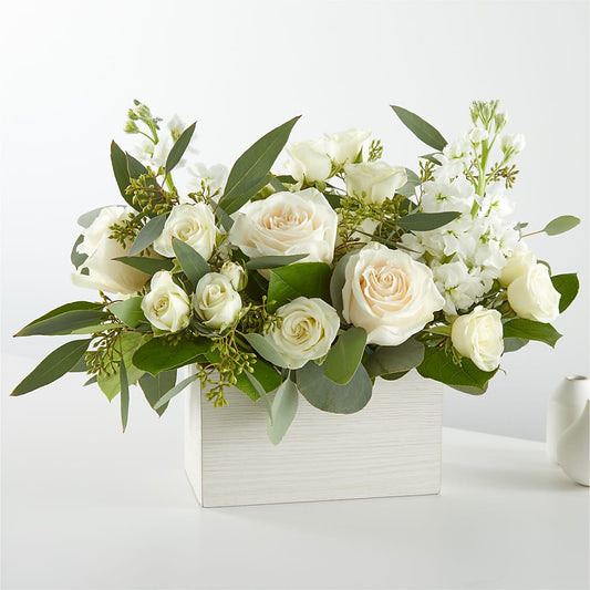 Fresh Linen Box Bouquet –  J C Snyder Florist By Transcend, Harrisburg PA