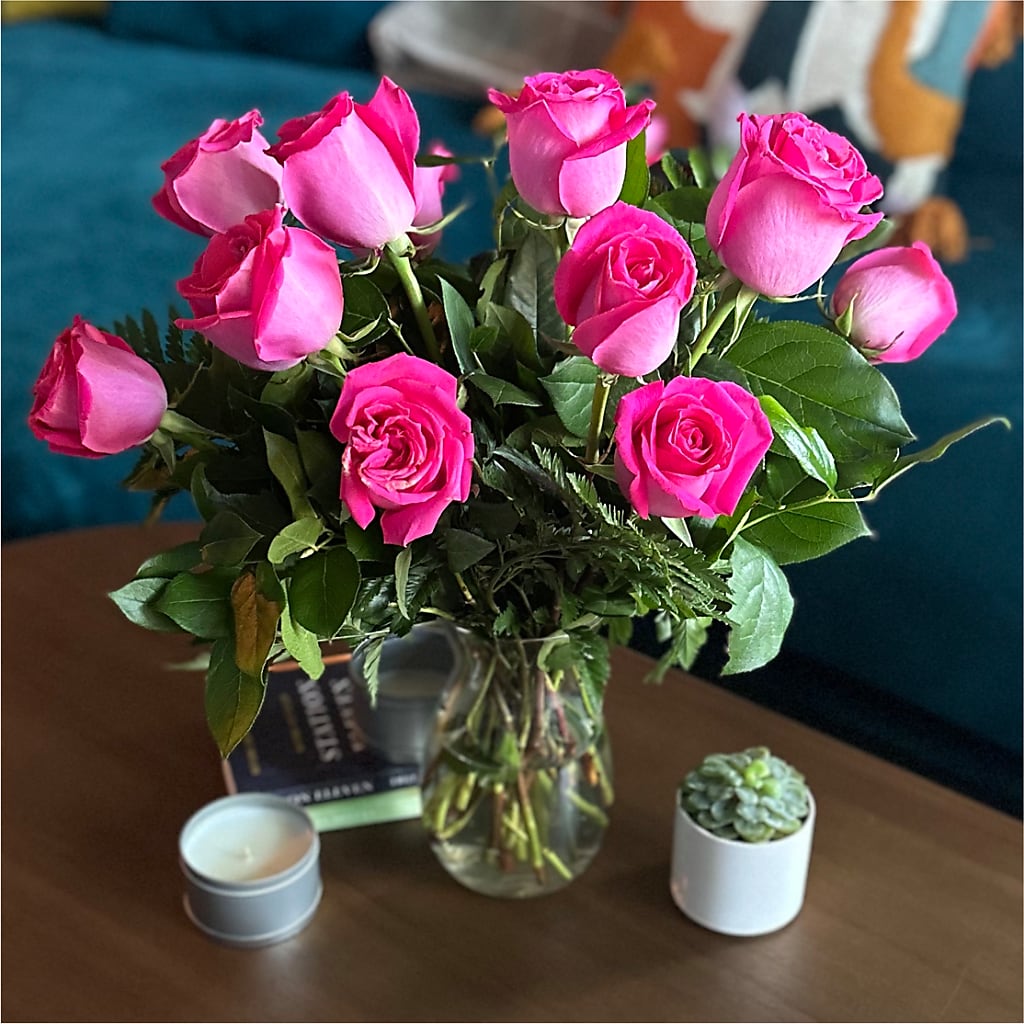 Long Stem Pink Rose Bouquet –  J C Snyder Florist By Transcend, Harrisburg PA