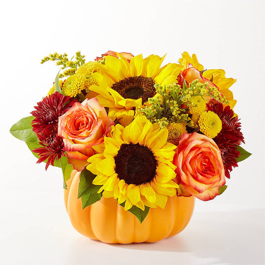 Golden Gourd Pumpkin Bouquet –  J C Snyder Florist By Transcend, Harrisburg PA