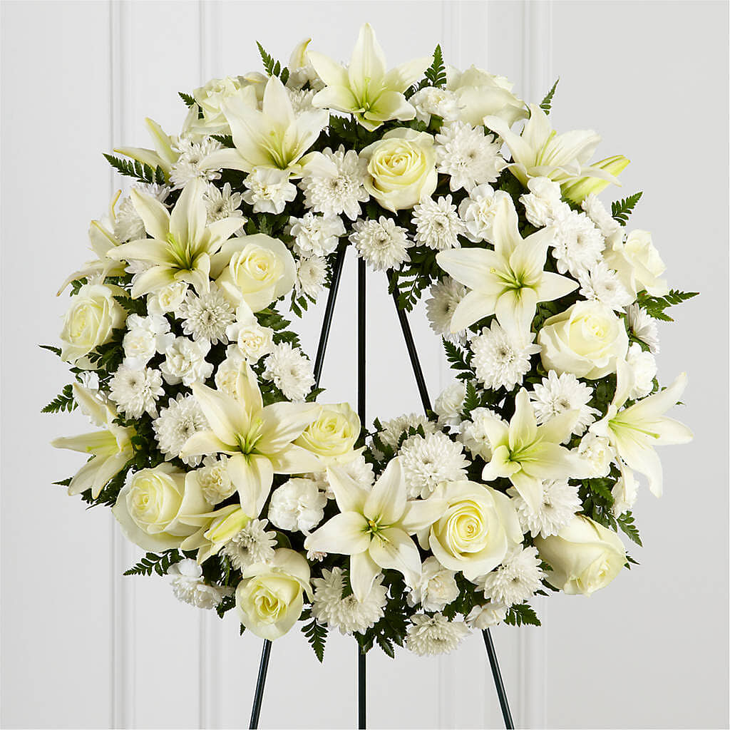 Treasured Tribute Wreath –  J C Snyder Florist By Transcend, Harrisburg PA