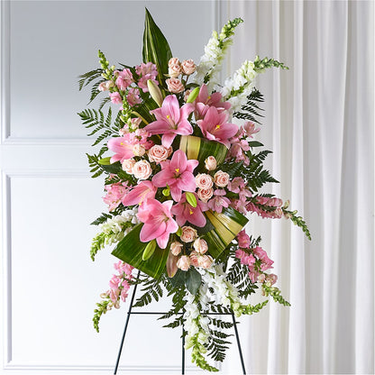 Elegant Embrace Standing Spray –  J C Snyder Florist By Transcend, Harrisburg PA
