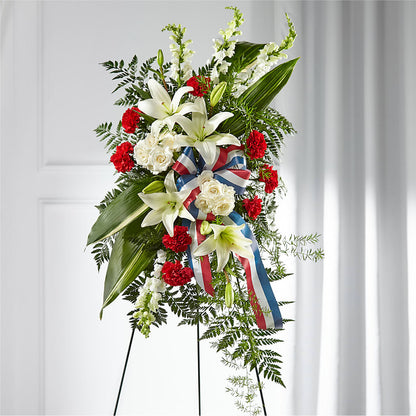 Stars of Life Standing Spray –  J C Snyder Florist By Transcend, Harrisburg PA