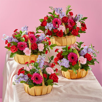 Pink Picnic Basket –  J C Snyder Florist By Transcend, Harrisburg PA