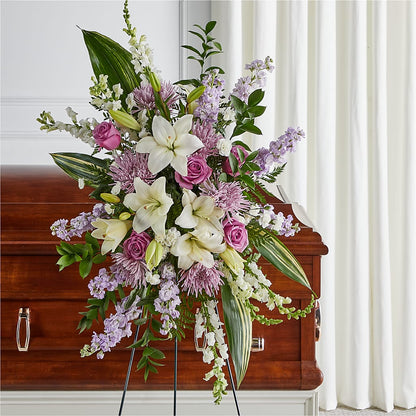 Grateful Hearts Standing Spray –  J C Snyder Florist By Transcend, Harrisburg PA