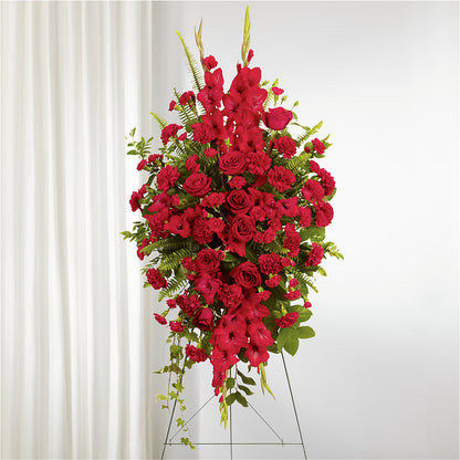 From the Heart Standing Spray –  J C Snyder Florist By Transcend, Harrisburg PA