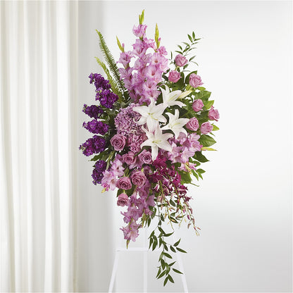 Never Alone Standing Spray –  J C Snyder Florist By Transcend, Harrisburg PA