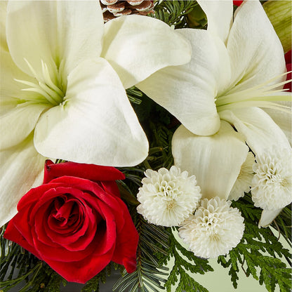 Seasonal Festivities Centerpiece –  J C Snyder Florist By Transcend, Harrisburg PA