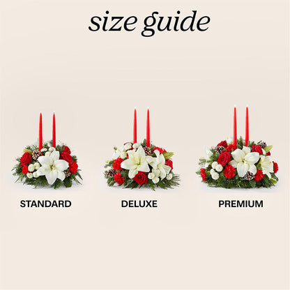 Seasonal Festivities Centerpiece –  J C Snyder Florist By Transcend, Harrisburg PA