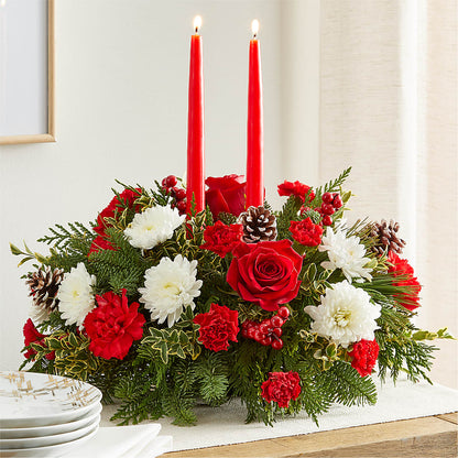 Holiday Soiree Centerpiece –  J C Snyder Florist By Transcend, Harrisburg PA