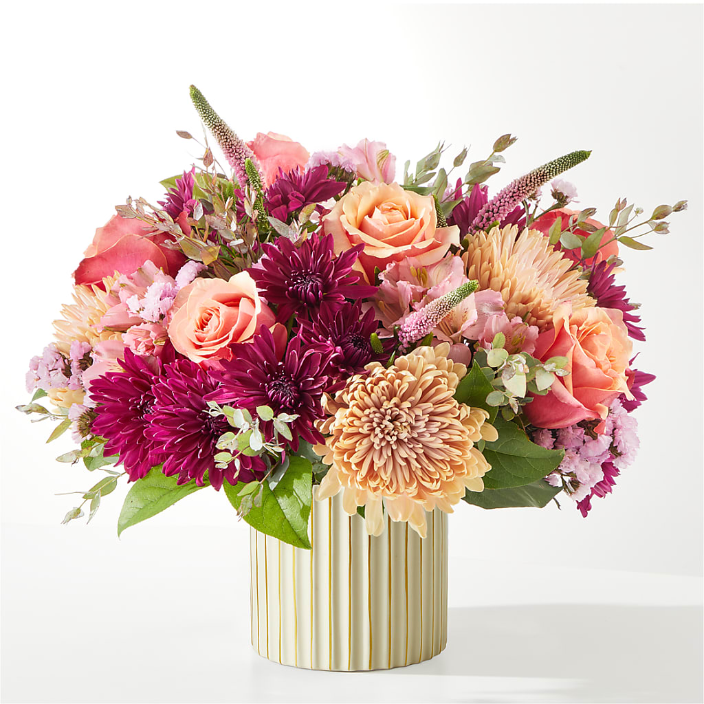 Berry Cobbler Bouquet with Ivory Vase –  J C Snyder Florist By Transcend, Harrisburg PA