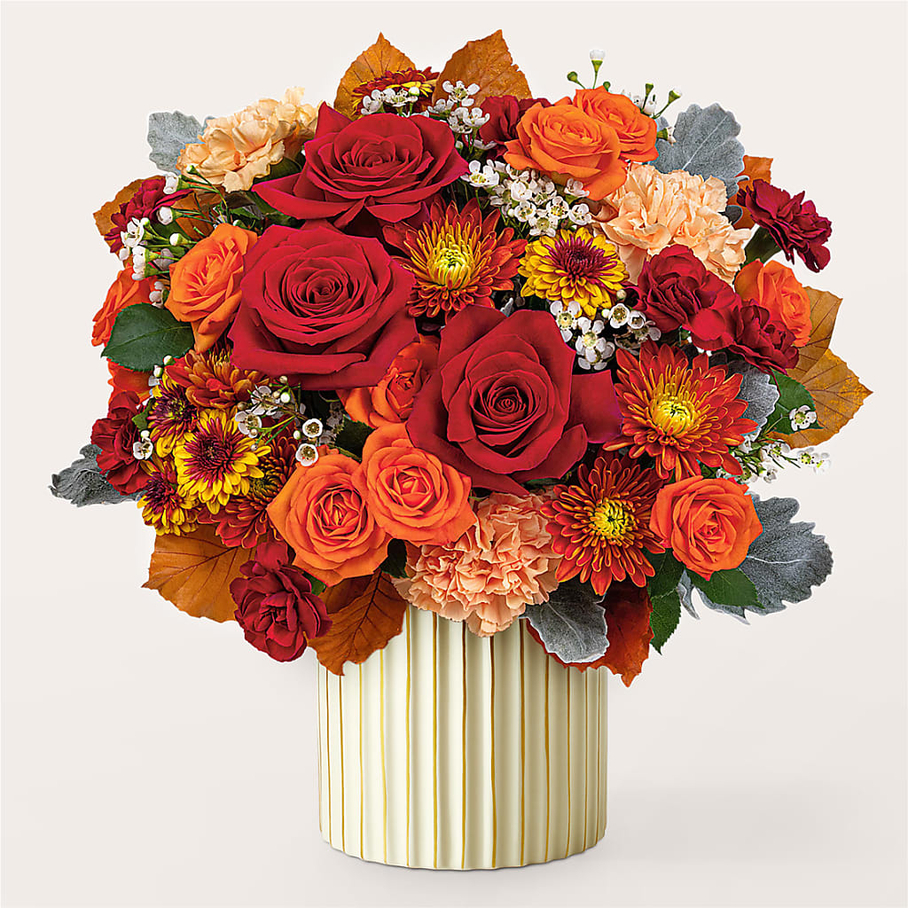 Merlot Bouquet with Ivory Vase –  J C Snyder Florist By Transcend, Harrisburg PA