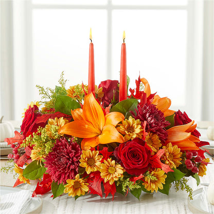 Autumn's Embrace Centerpiece –  J C Snyder Florist By Transcend, Harrisburg PA