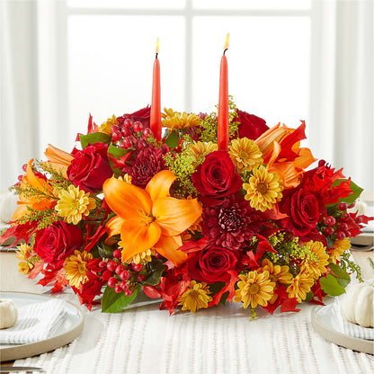 Autumn's Embrace Centerpiece –  J C Snyder Florist By Transcend, Harrisburg PA