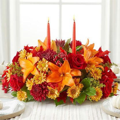 Autumn's Embrace Centerpiece –  J C Snyder Florist By Transcend, Harrisburg PA
